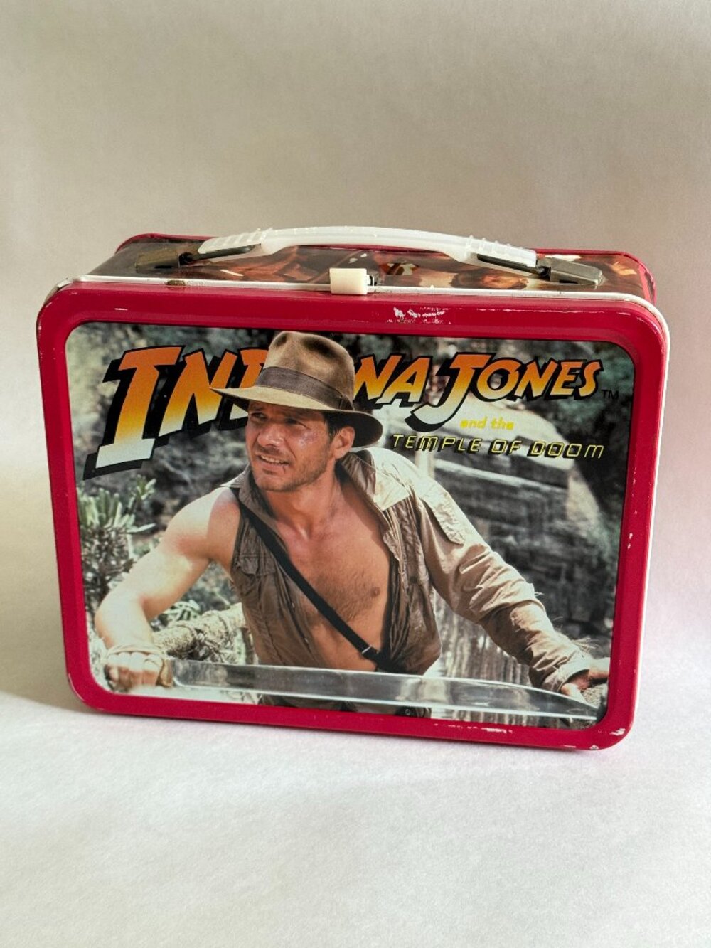 Indiana Jones "Temple of Doom" Lunchbox (No Thermos)